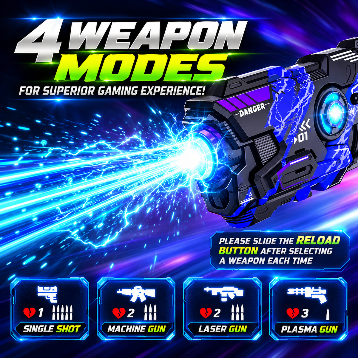 GlowBlast™- The Ultimate Laser Blaster