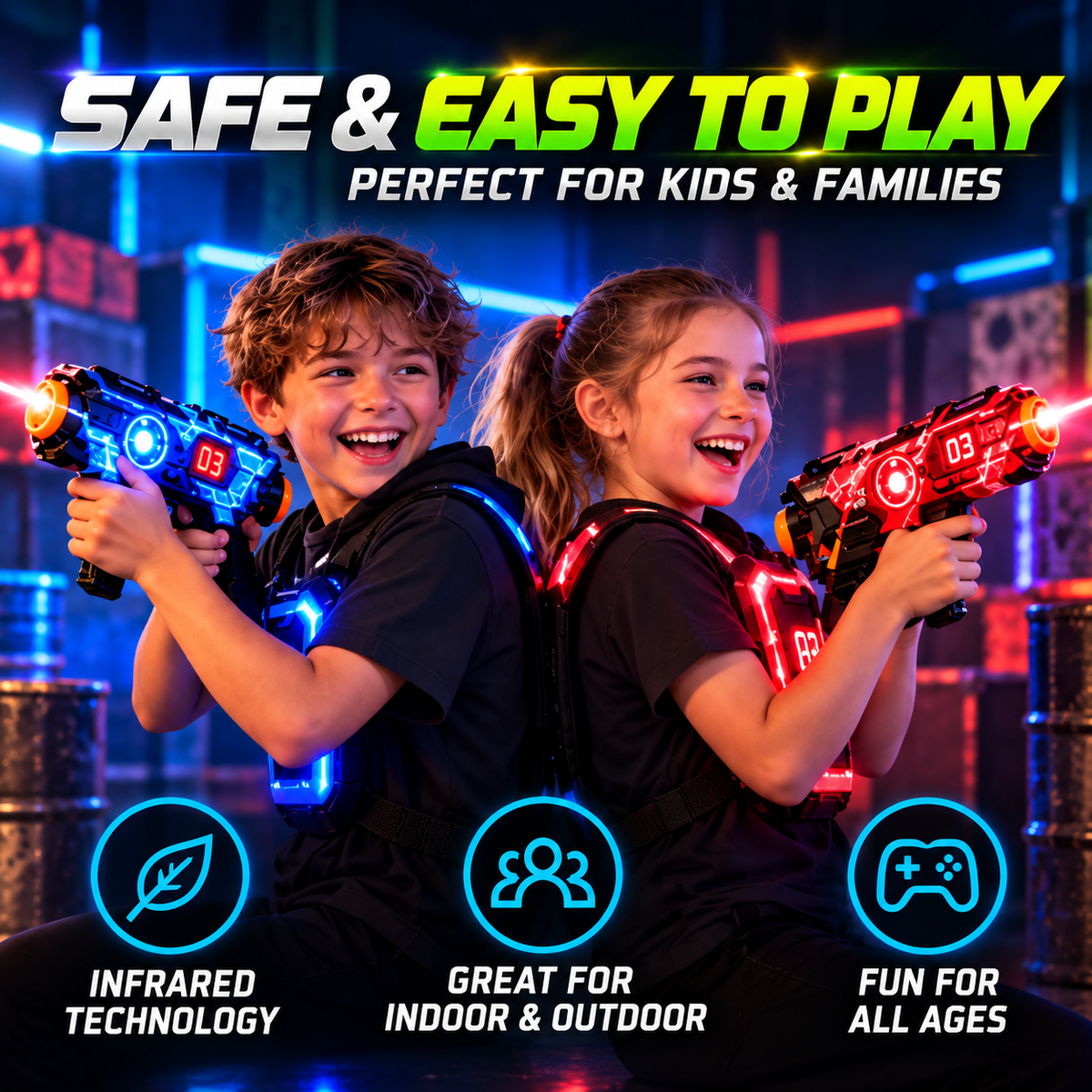 GlowBlast™- The Ultimate Laser Blaster